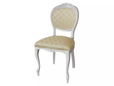 Стул С-16 белый/андрис бежевый