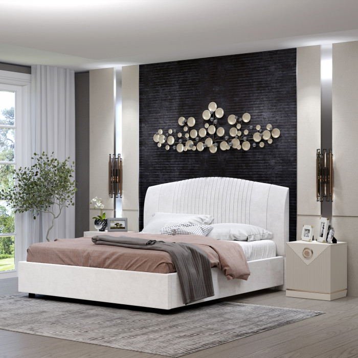 Кровать-12М с подъёмным основанием 1400 белая