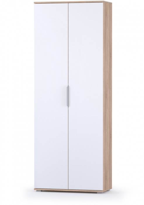 Куба Шкаф для одежды 13.136, цвет дуб сонома/белый премиум, ШхГхВ 79,8х38,3х210,6 см.