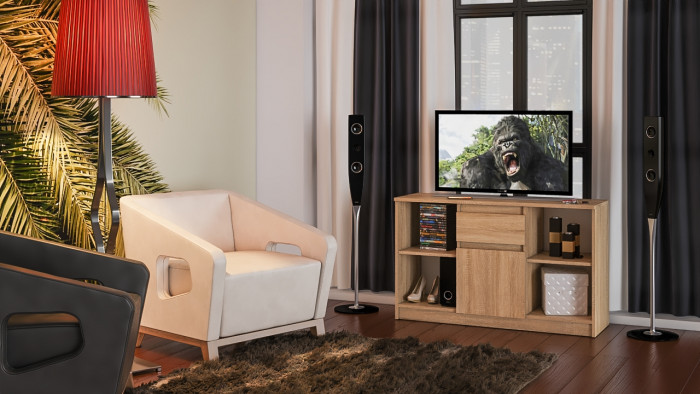 Мори Тумба ТВ МТВ1204.1, дуб сонома