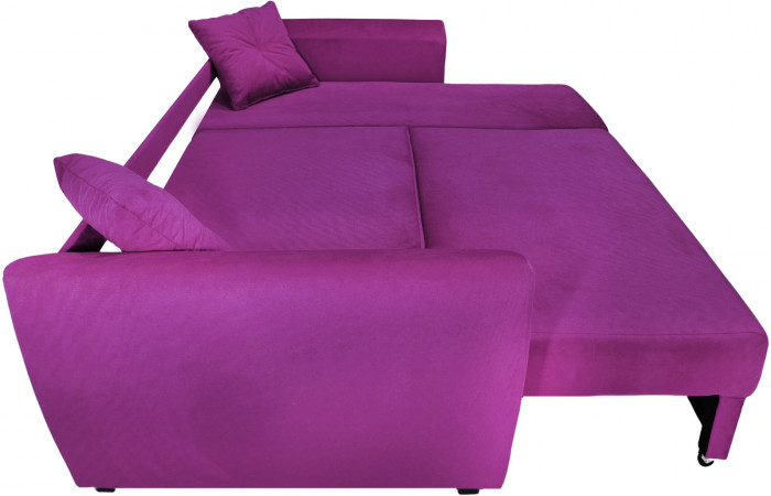 Диван УГЛОВОЙ Амстердам велюр фиолетовый 160 НПБ