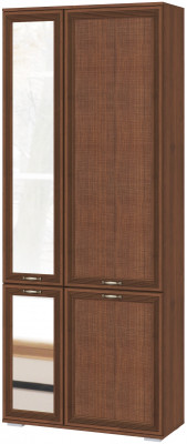 Ливорно Шкаф комбинированный с зеркалом ЛШ-9 орех донской