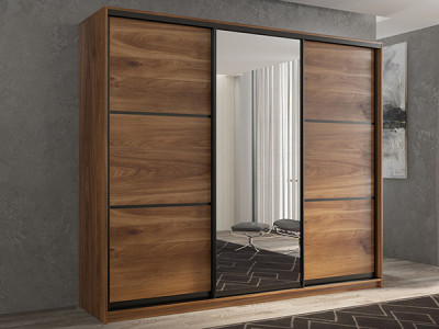 Шкаф-купе Кааппи 2 Кастелло Бренди 180х60х230 см