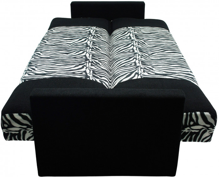 Диван-книжка Честер  зебра , 140 Пружинный блок Боннель