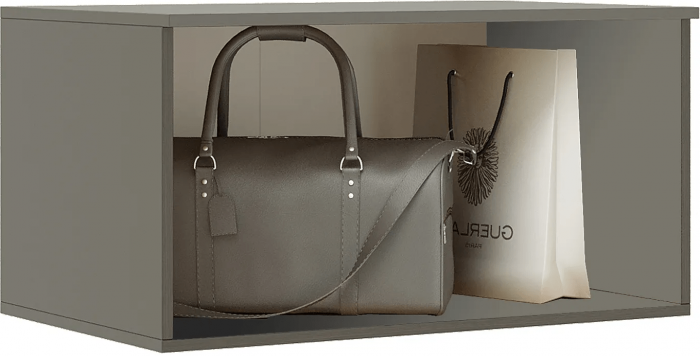 Норд Шкаф двухстворчатый 800 + Антресоль 800 графит