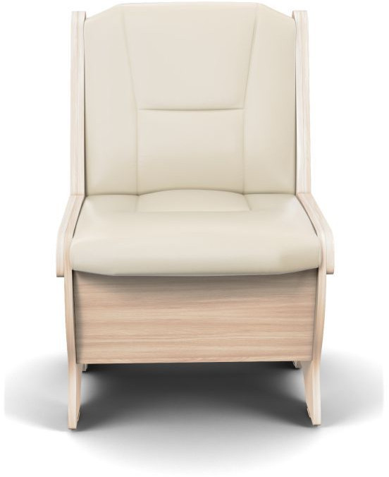 Скамья Лотос 550 ясень светлый/крем