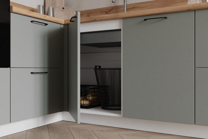 КГ Угловой 1500х2700 (с пм) Эмаль, Олива  Арника РМ