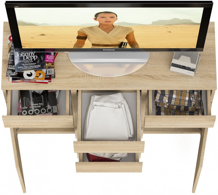 Мори Комод МК1200.4, дуб сонома