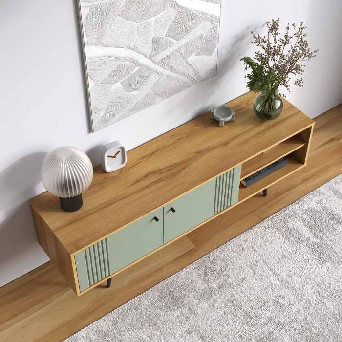 Тумба под ТВ 1500 с нишей Вега Саксония