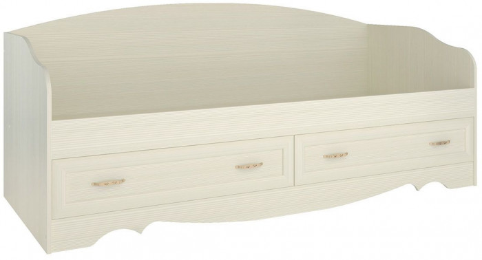 Латте 74-01 Кровать детская односпальная с ящ. 800 настил Бодега Светлый / Орех Донской