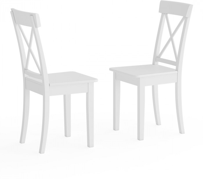 Два стула Мебель--24 Гольф-14 разборных, белый
