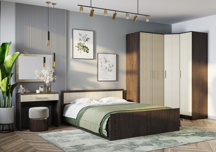 Зеркало Фиеста, венге/лоредо