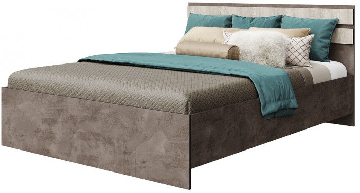 Набор мебели для спальни "Лондон" - Оникс/Бетон пайн светлый