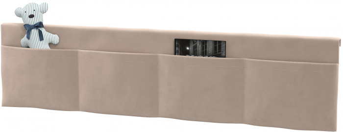 Джастин Накладка-карман, ткань серо-бежевая, ШхГхВ 78х2х24 см.