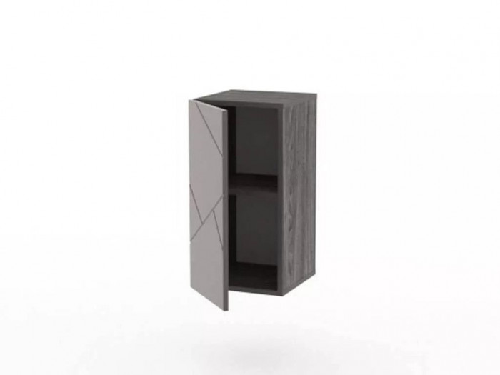 НМ 014.53-02 Шкаф Summit / ясень анкор тёмный / графит софт