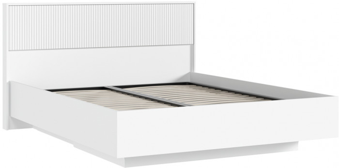 Кровать парящая с ортопед. основанием Марвэл 1,6м, Белый/Браш вайт