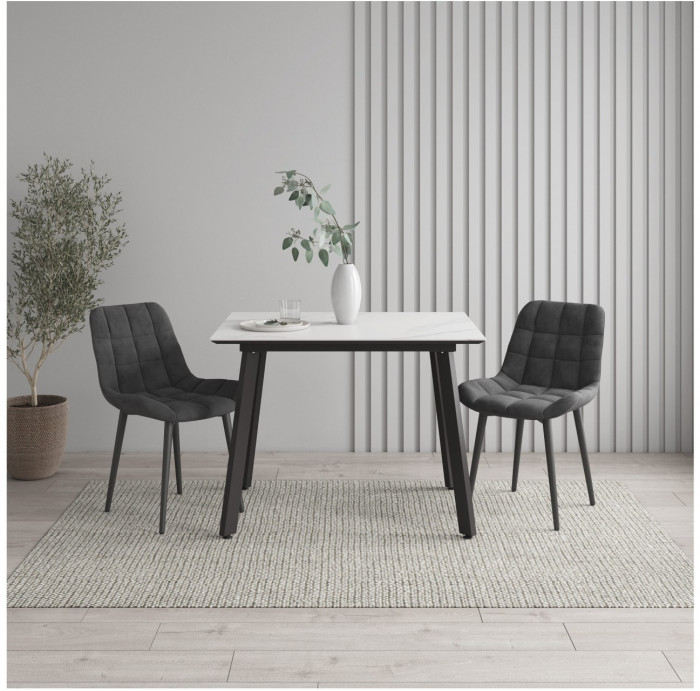 Стол обеденный Граф, Серый