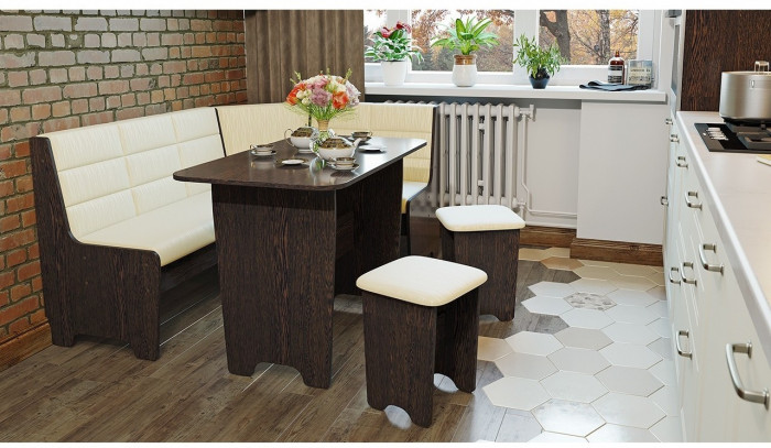 Техас Кухонный уголок Исп.2 (Дуб Сонома/Кашемир Крем)