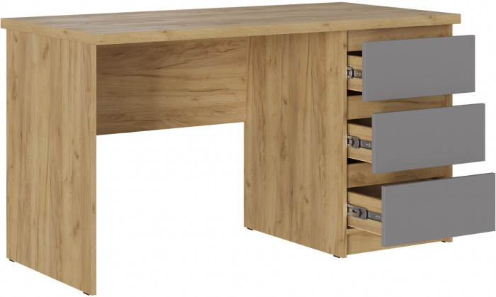 Кабинет Бостон, композиция 2, крафт золотой/серый шифер