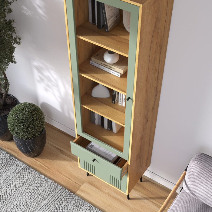 Шкаф-витрина Вега Саксония