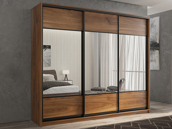 Шкаф-купе Кааппи 6 Кастелло Бренди 180х45х230 см