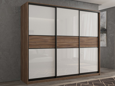 Шкаф-купе Кааппи 11 Орех Тьеполло 240х60х230 см