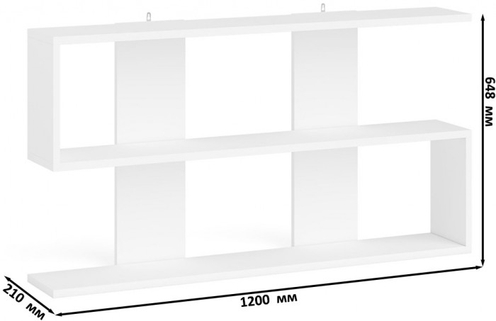 Мори компьютерный стол МС-2 + Шкаф МШ800.1 + Полка 1200, белый