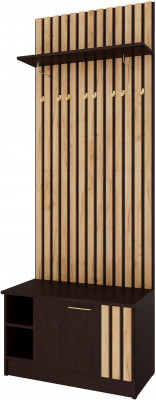 Кано Тумба с вешалкой 800 КПТВ-2 венге/дуб крафт золотой