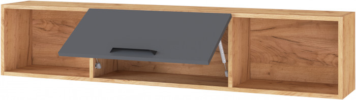 Модульный Офис Квартет-13, композиция 1, Дуб крафт золотой/Графит серый