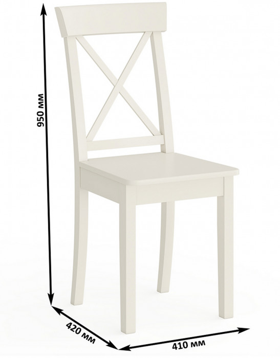 Стул Мебель--24 разборный Гольф-14, слоновая кость