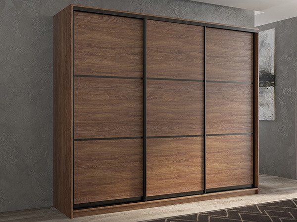 Шкаф-купе Кааппи 4 Морское Дерево Винтаж 180х45х230 см