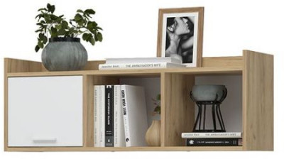 ИРИС ПЛ-02 Полка универсальная (1100х400х335) дуб крафт золото/белый