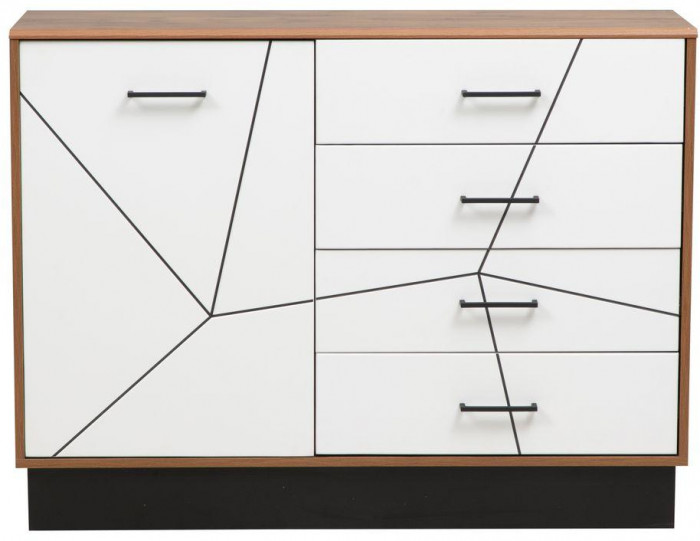 Комод Гамма 54.08 Белый/Таксония