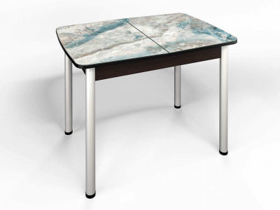 Стол СМ-7 Флорида ноги окрас круглый венге/серебро