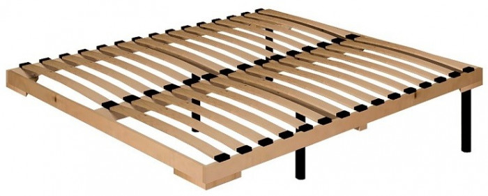 Кровать с ортопедическим основанием (дерево) Айрис 308 Люкс 140х200, дуб