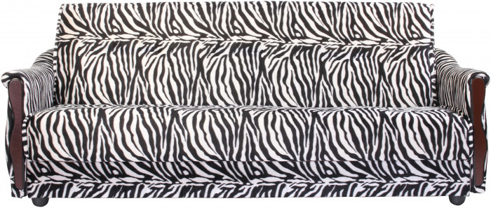 Диван Уют 120 велюр зебра ППУ