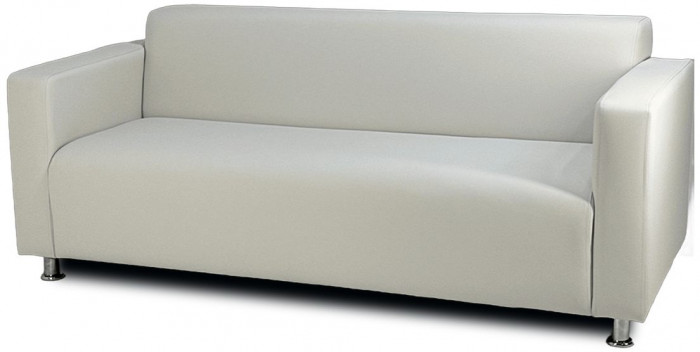 Диван прямой Томи, 180 см, экокожа, белый