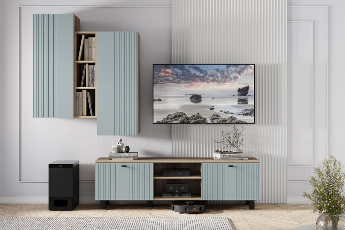 Тумба для ТВ Олива ТБ-09, Дуб каньон, МФ11