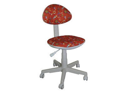 Кресло Стар детский белый/красные якоря