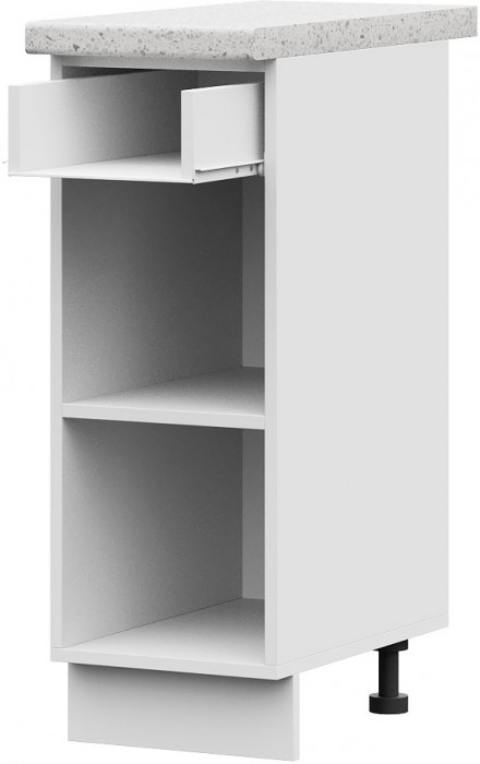ШН1Я 300 корпус шкаф нижн. с 1ящ (300*840*474) б/ст белый