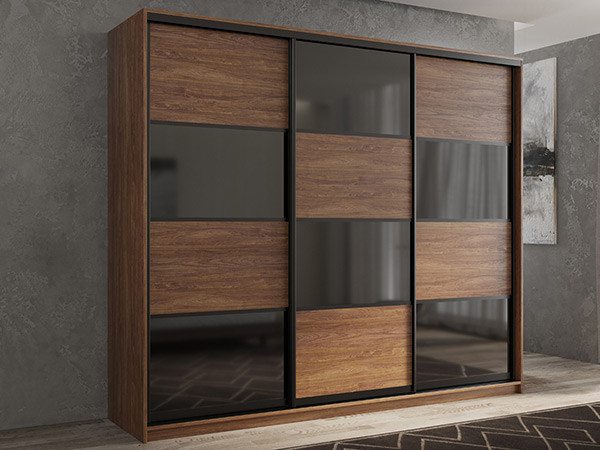 Шкаф-купе Кааппи 13 Морское Дерево Винтаж 180х60х230 см