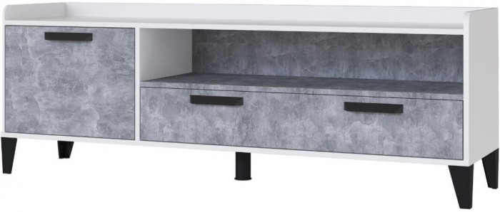 Тумба ТВ Парус-8 белый/ателье светлое