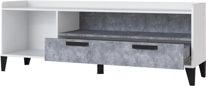 Тумба ТВ Парус-8 белый/ателье светлое