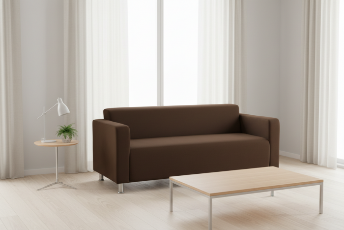 Угловой диван-кровать Лофт Люкс, еврокнижка, 143х206, бежевый