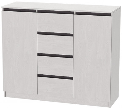 Кэт-1 Комод 2-Ств./Ящики, Ясень анкор светлый/Графит