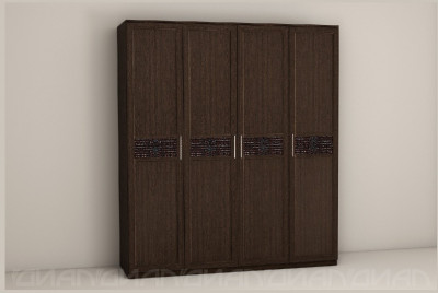 Кэт-4 Шкаф 4 створки, венге (Венге)