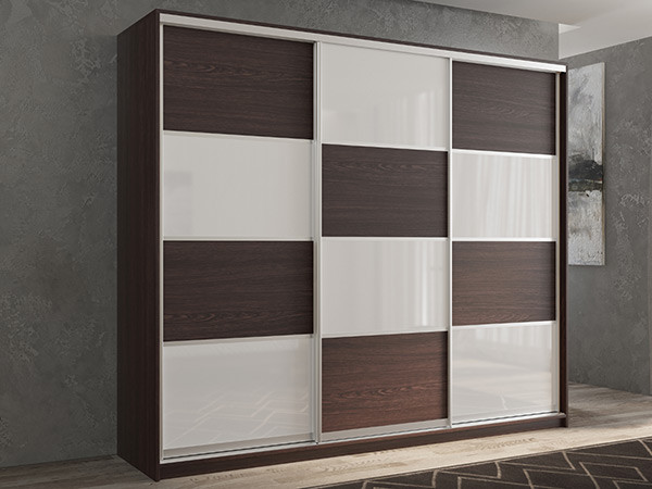 Шкаф-купе Кааппи 14 Венге 240х45х230 см