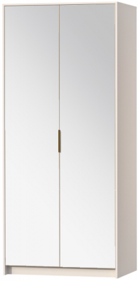 Шкаф 2-х створчатый с зеркалом Кэт-3, Кашемир