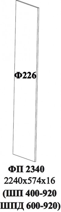 Ф-226 Альфа Фальшпанель (ШП400х920 - ШПМД 600х920) холст вулкан