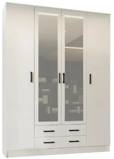 Квадро Шкаф четырёхдверный (Венге / лоредо)